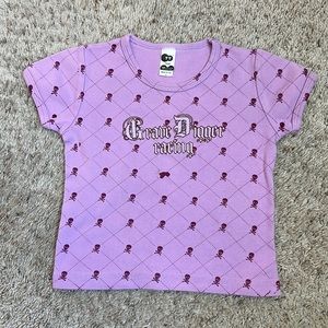 GIRLS TT skull shirt size 2